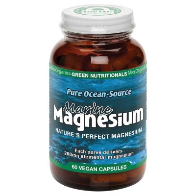 Green Nutritionals Pure Ocean-Source Marine Magnesium 60vc